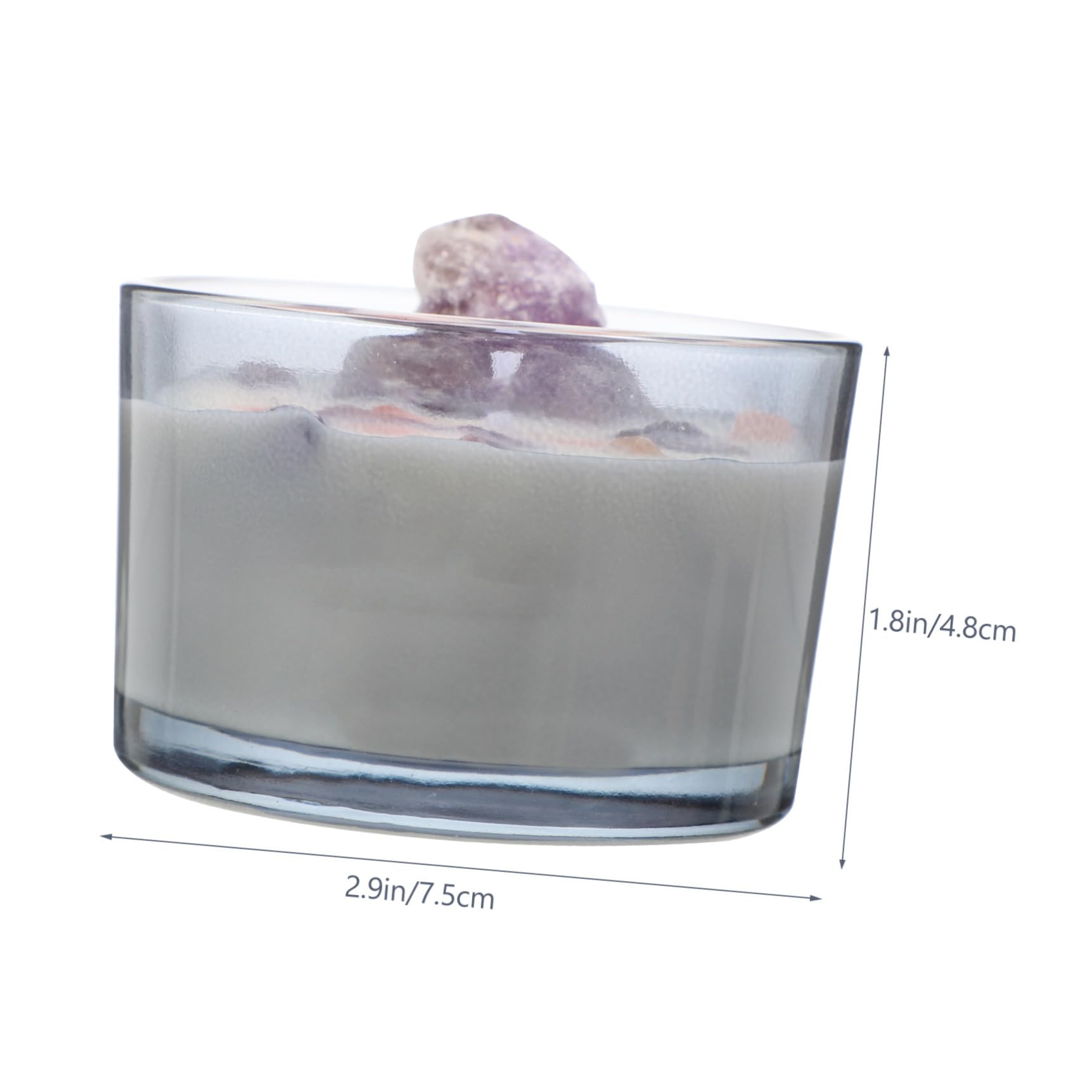 Vela Perfumada Aromática de Cristal Púrpura, Decorativa