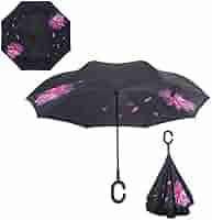 新型人気 新品 長傘 逆折り式傘 車用傘  耐風 撥水 晴雨兼用 ( Amazon | zepan 長傘 逆さ傘 全自動収納 逆折り式傘 耐風 自立傘