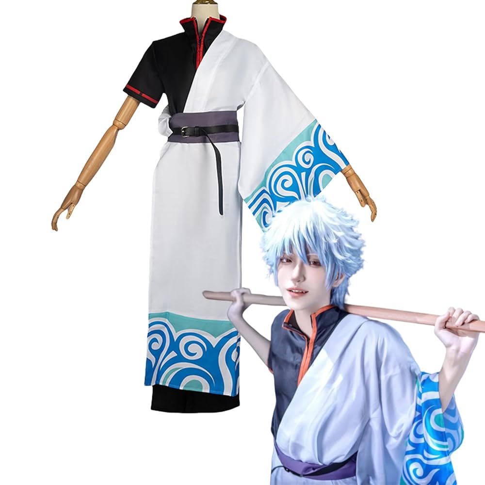 銀魂　神楽　コスプレ 1式衣装セット Amazon.co.jp: [KONRO] 銀魂のお姉さん神楽2年後コスプレ衣装