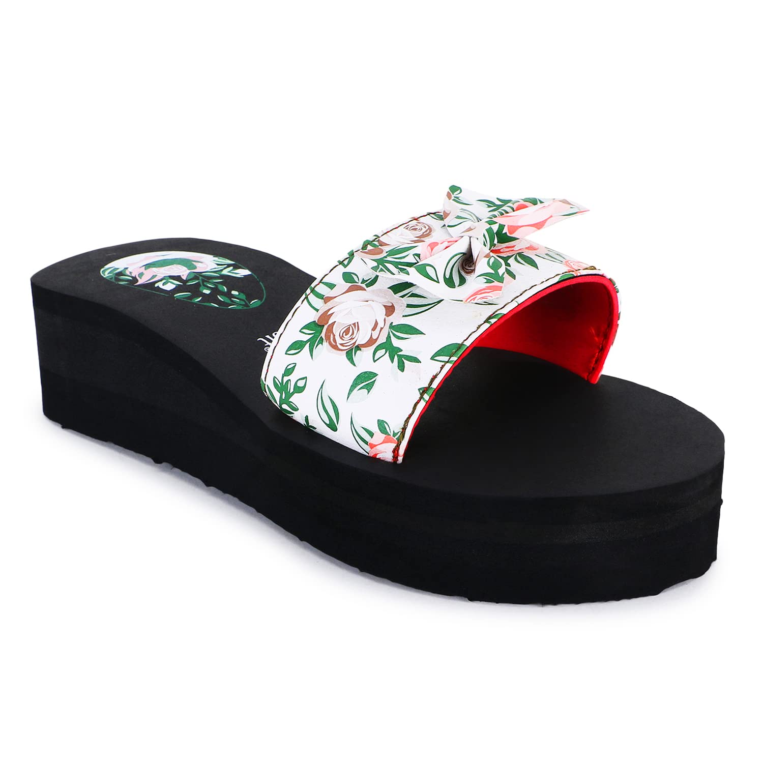 BestWomen Slipper Stylish Comfortable Lightweight Soft Flaxsible Casual Flip Flop/Girls Fancy Chappal_BZ1-018-WHT_5 (B0DB64KCL7) Amazon Price History, Amazon Price Tracker