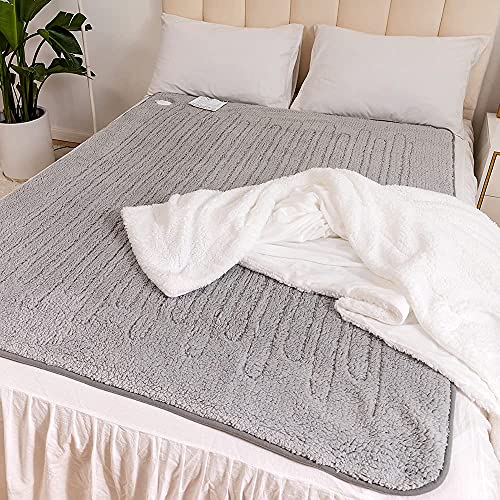 SAIF Luxurious Electric Heated Teddy Sherpa Over Blanket ex-Large 160x130cm Sofa Bed Comforter Detachable Controller 9 Heat Settings Polyester Washable Heated Throws Pad Coverlet Mantle - Cosy Home Interiors SAIF Luxurious Electric Heated Teddy Sherpa Over Blanket ex-Large 160x130cm Sofa Bed Comforter Detachable Controller 9 Heat Settings Polyester Washable Heated Throws Pad Coverlet Mantle - Image 6