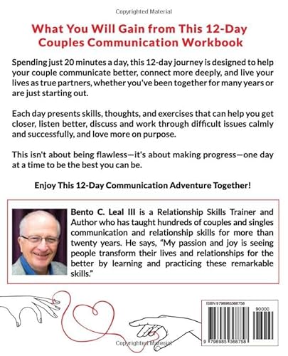 image for Couples Communication Workbook: 20 Minutes a Day for 12 Days to Improv