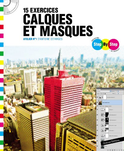 Télécharger Step By Step 15 exercices calques et masques : Atelier n°1 d'Antoine Defarges Livre PDF Gratuit
