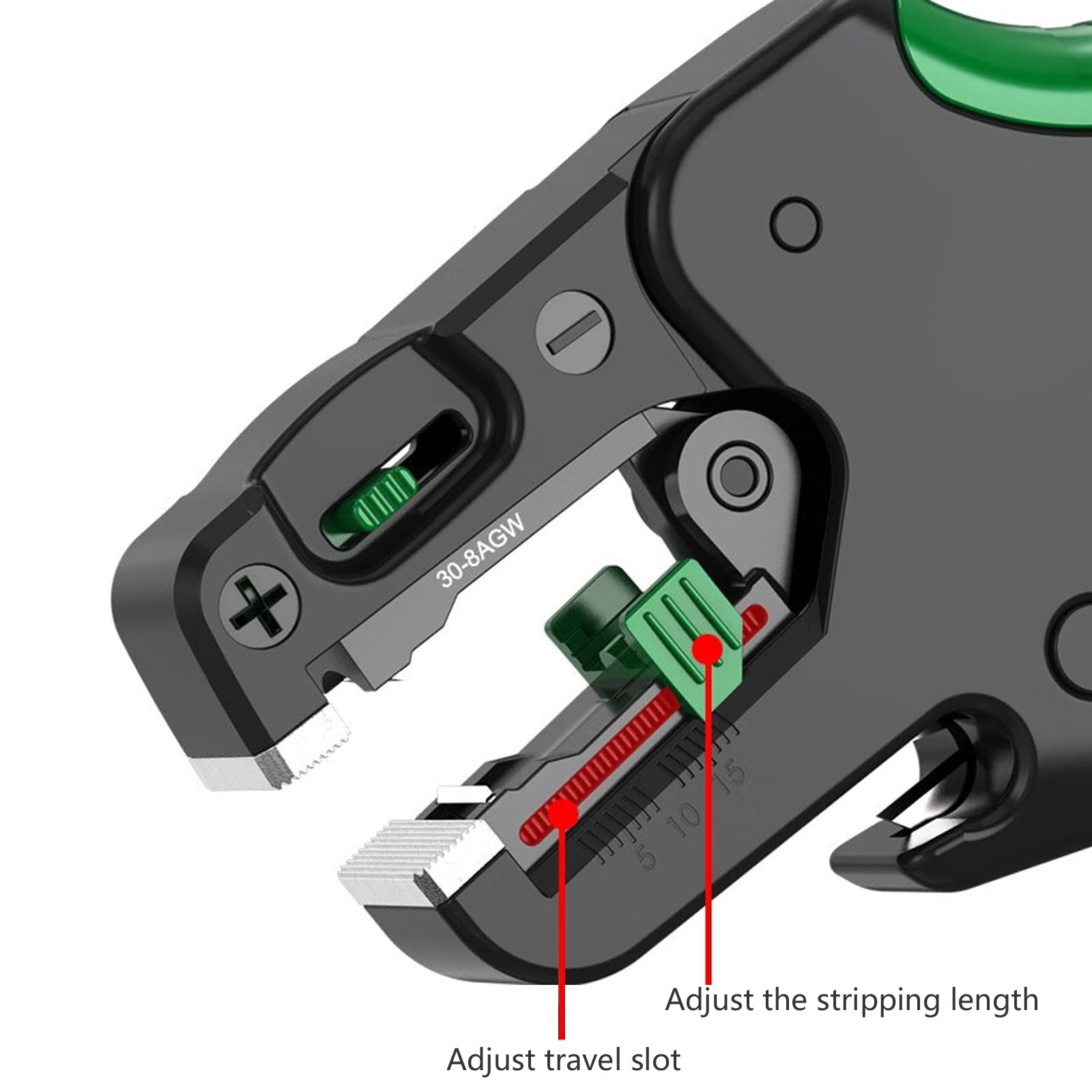 Alicates automáticos para pelar cables, multifuncionales, alicates de corte rápido de alambre, alicates de electricista con mango ergonómico