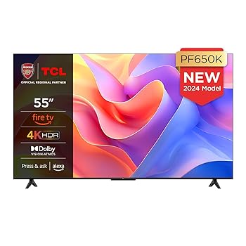 TCL 55PF650K 55-inch 4K Ultra HD HDR TV Smart LED Fire TV