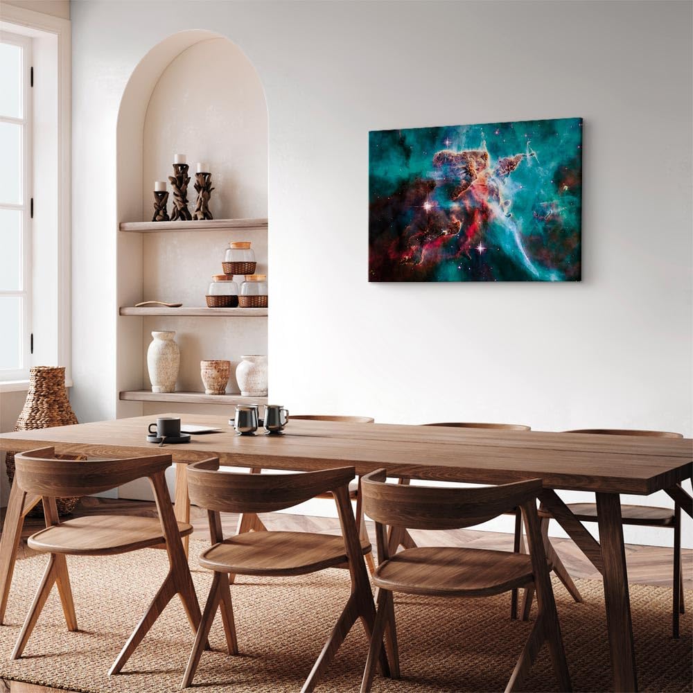 murando - Akustikbild Weltraum Kosmos Universum, Schallschutz, Wohnzimmer