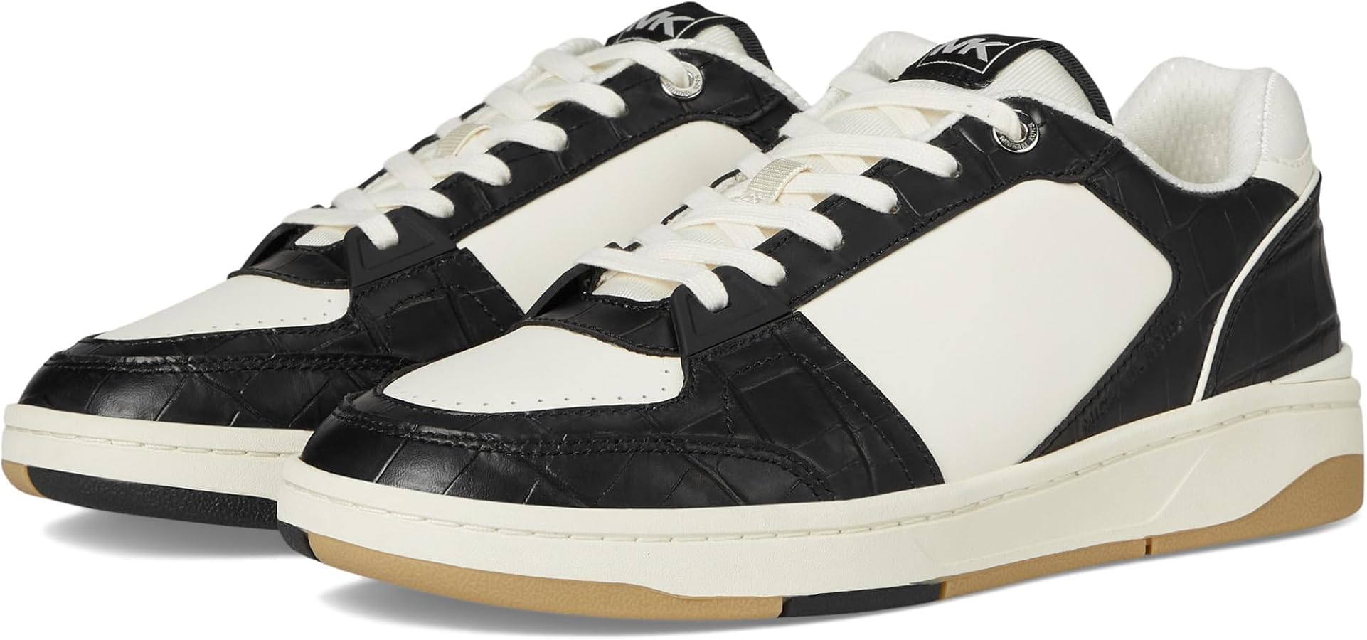 Sneaker Rebel MICHAEL KORS In Pelle Bianca - Stile Skate Con Suola Platform