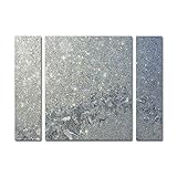 Kurt Shaffer 'Frost Pattern Sun Stars' Multi Panel Art Set Large