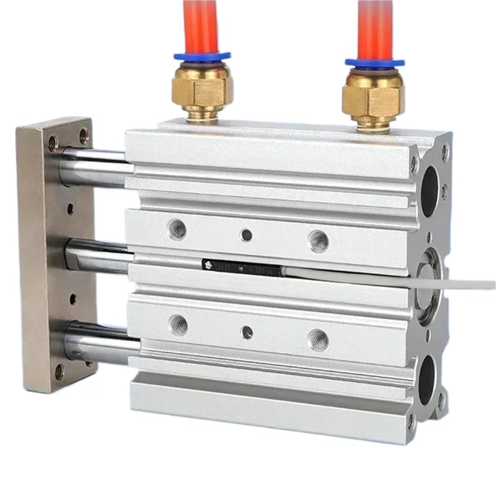 Vérin pneumatique MGPM63 compact avec tige de guidage course 45mm