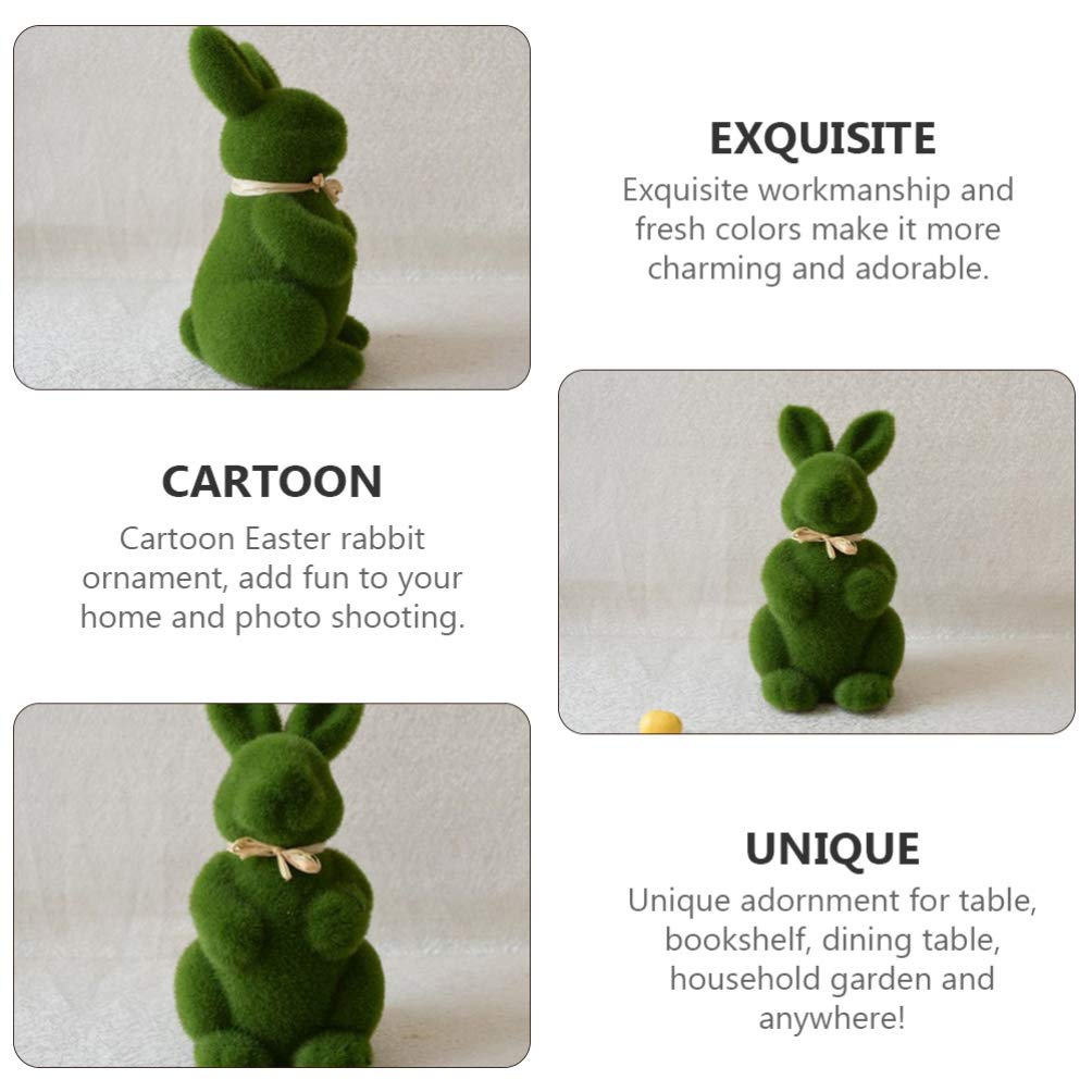 Toddmomy 8 Pièces Décoration Lapin Artificiel pour Maison Accessoires Photo Lapin De Pâques Bricolage