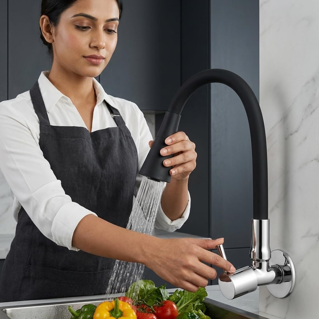 PISTIS Turbo Sink Faucet - Black, 360° Swivel -5 PISTIS Turbo Sink Faucet - Black, 360° Swivel -5