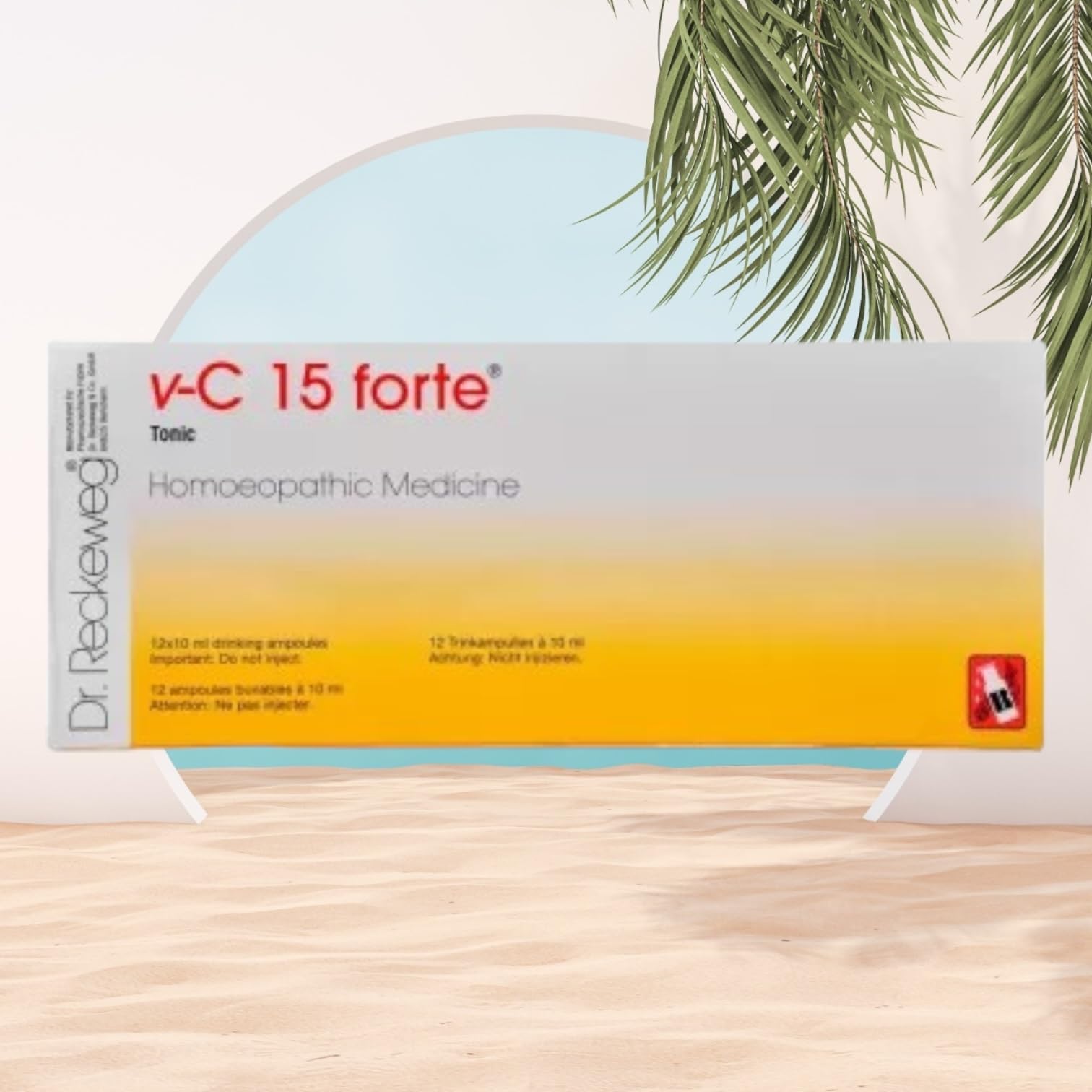 Dr Reckeweg V-C 15 Forte Drinking Ampoule Liquid (10 ml) - Homeopathic Medicine 10X10ml - Homeopathic Medicine 1 BOX