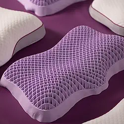 Travesseiro Hipoalergênico Cervical Airgelly 2.0® - I wanna sleep - 100% Lavável e Respirável, Antialérgico e Confortável. Alivia os Pontos de Pressão do Pescoço e Fornece Suporte Extra para a Coluna