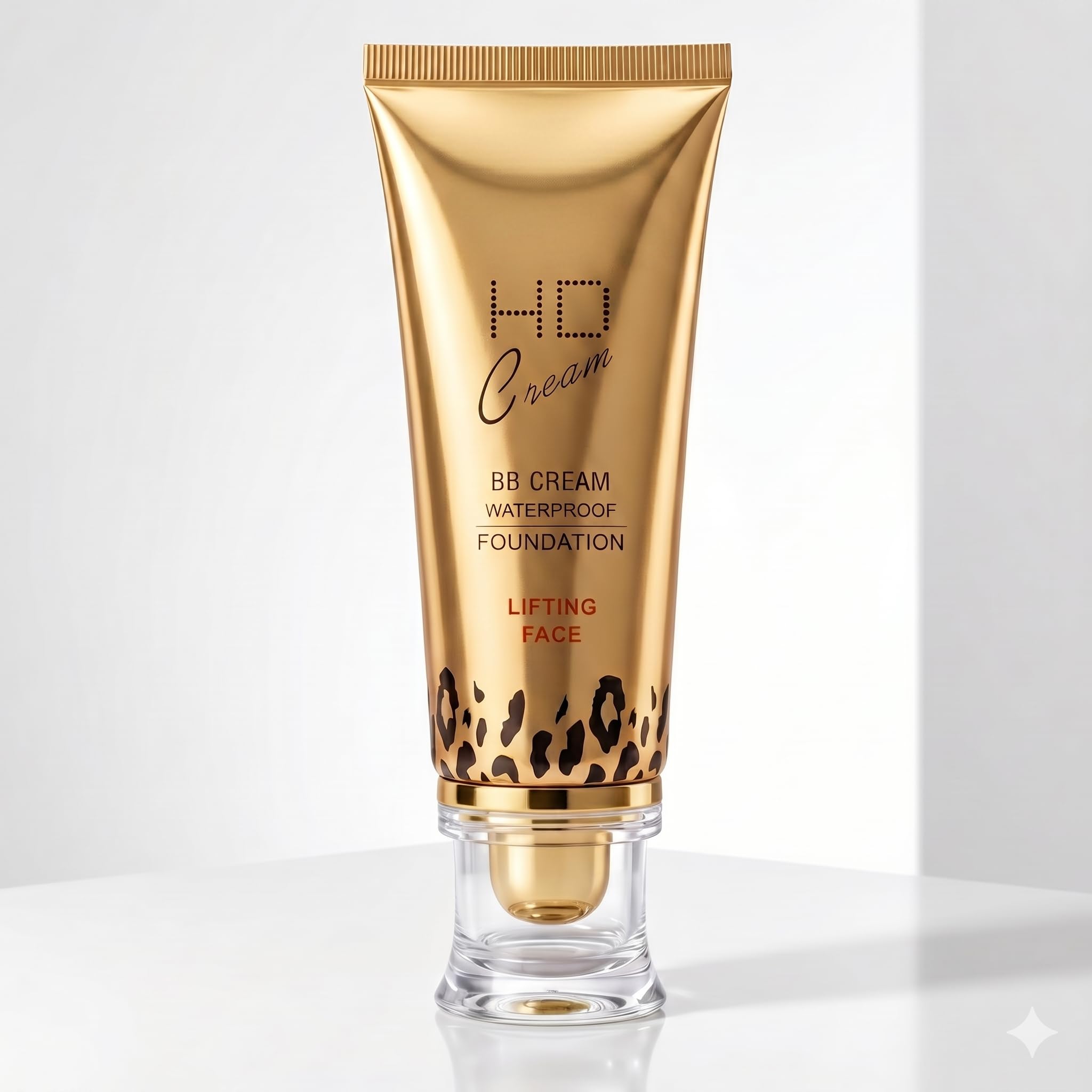 hd cream bb cream waterproof foundation, lifting face, gold tube