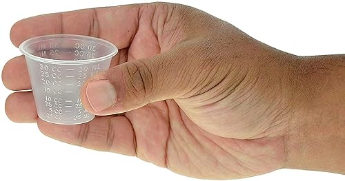 Miniatura 6 de Perfect Stix - Vasos desechables de plástico graduado para medicina, para píldoras mixtas, medición de medicamentos, mezcla de resina, enjuague