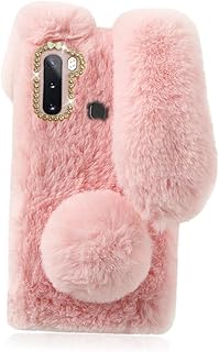 Hemobllo Acessórios De Coelho De Concha Para Celular Capa De Telefone De Concha De Pelúcia Acessórios De Telefone Estojo Protetor Para Telefone Celular Telefone Rosa A52 Concha De Telefone