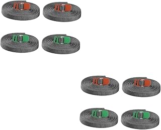 Cinto De Mala 8 Peças Equipadas Com Tiras De Amarração Ajustáveis Cinto De Bagagem Tiras De Bagagem Para Malas Alça De Amarração De Bagagem Fita De Transporte De Viagem Fita De