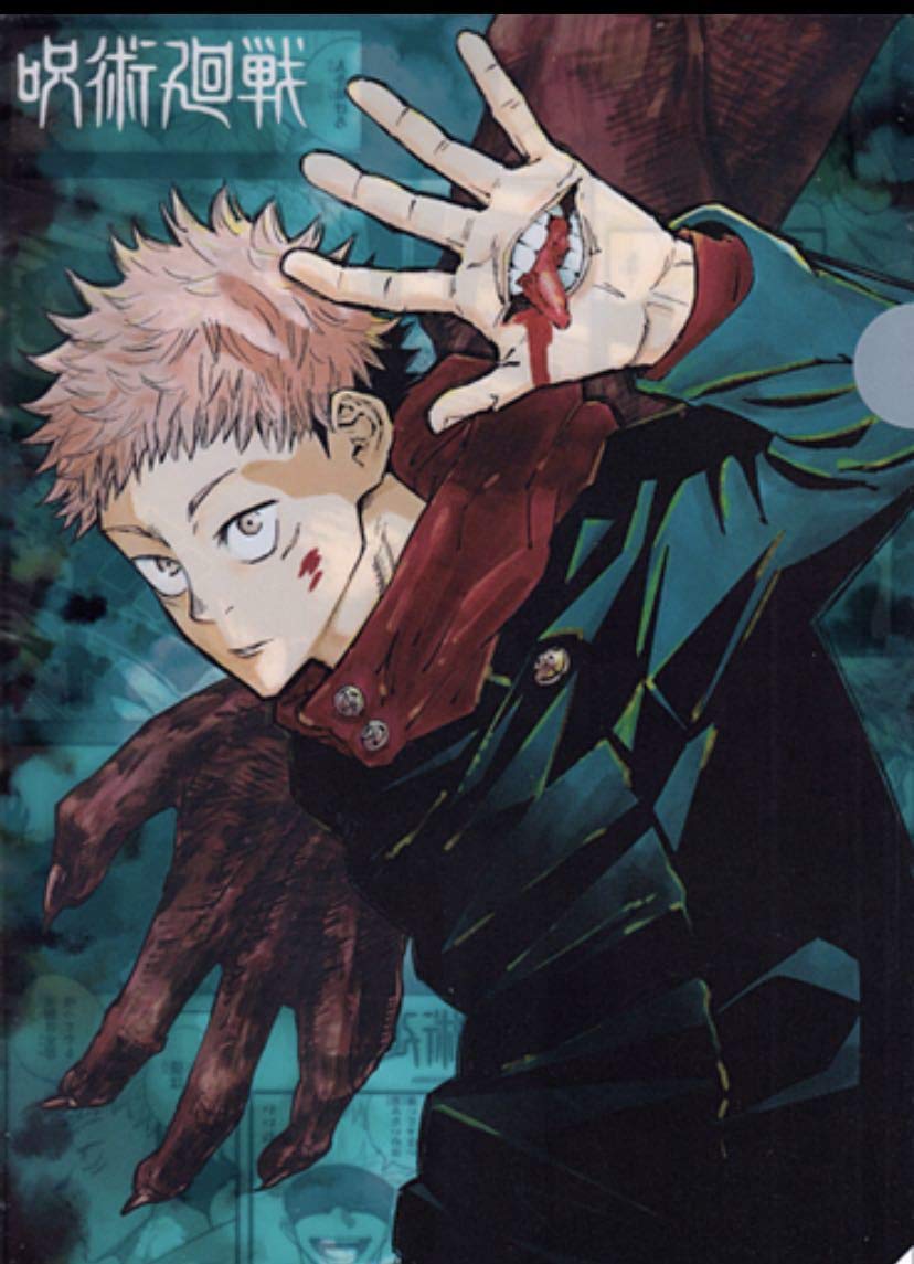 Amazon.co.jp: 呪術廻戦○虎杖悠仁○クリアファイル○原作絵柄○1巻