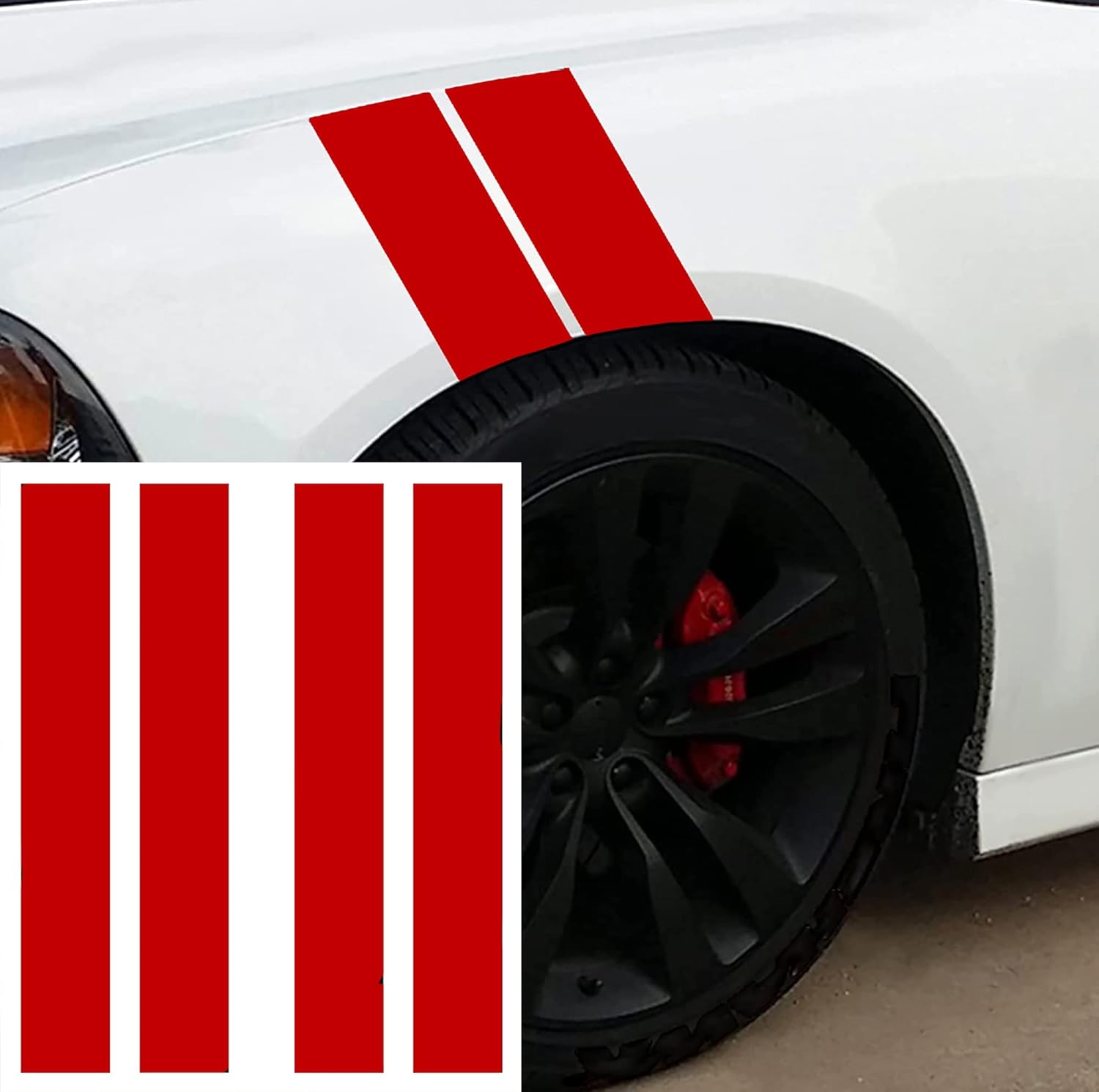 Fender Stripes Fender Stripes Hash Marks Vinyl Decal