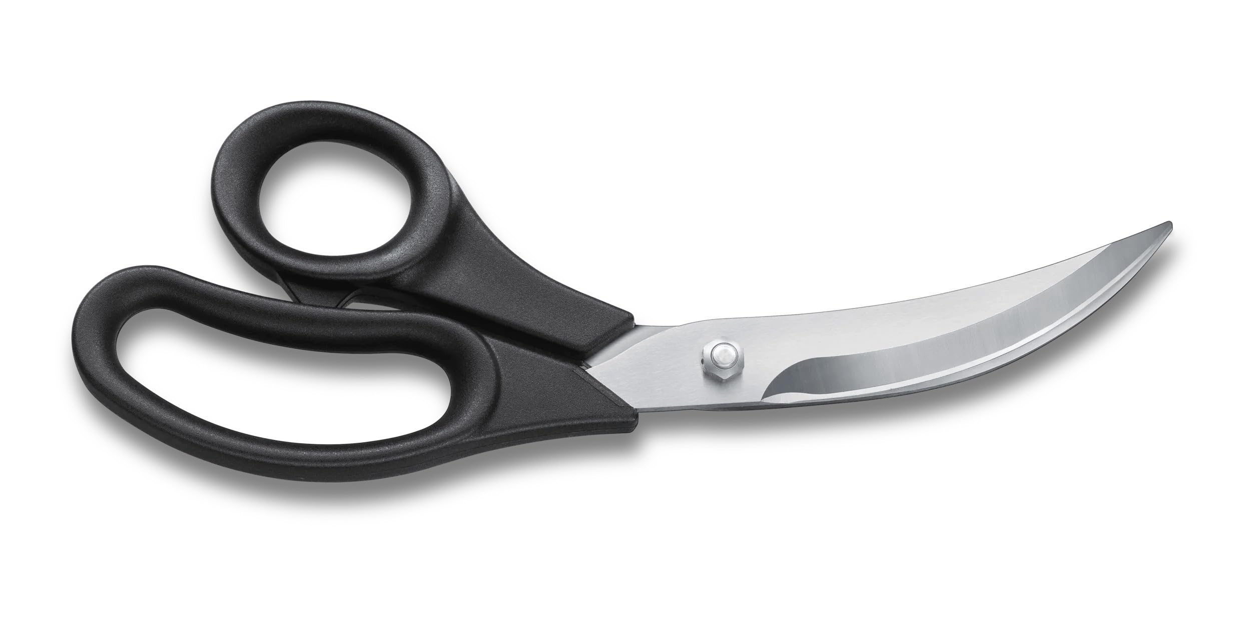 Victorinox 7.6342 Ciseaux Professionnels pour Volaille, Ciseaux pour Fruits de Mer, Ciseaux de Cuisine, 25 cm, Acier Inoxydable, Lames Extra Aiguisées, Poignée en Plastique Robuste