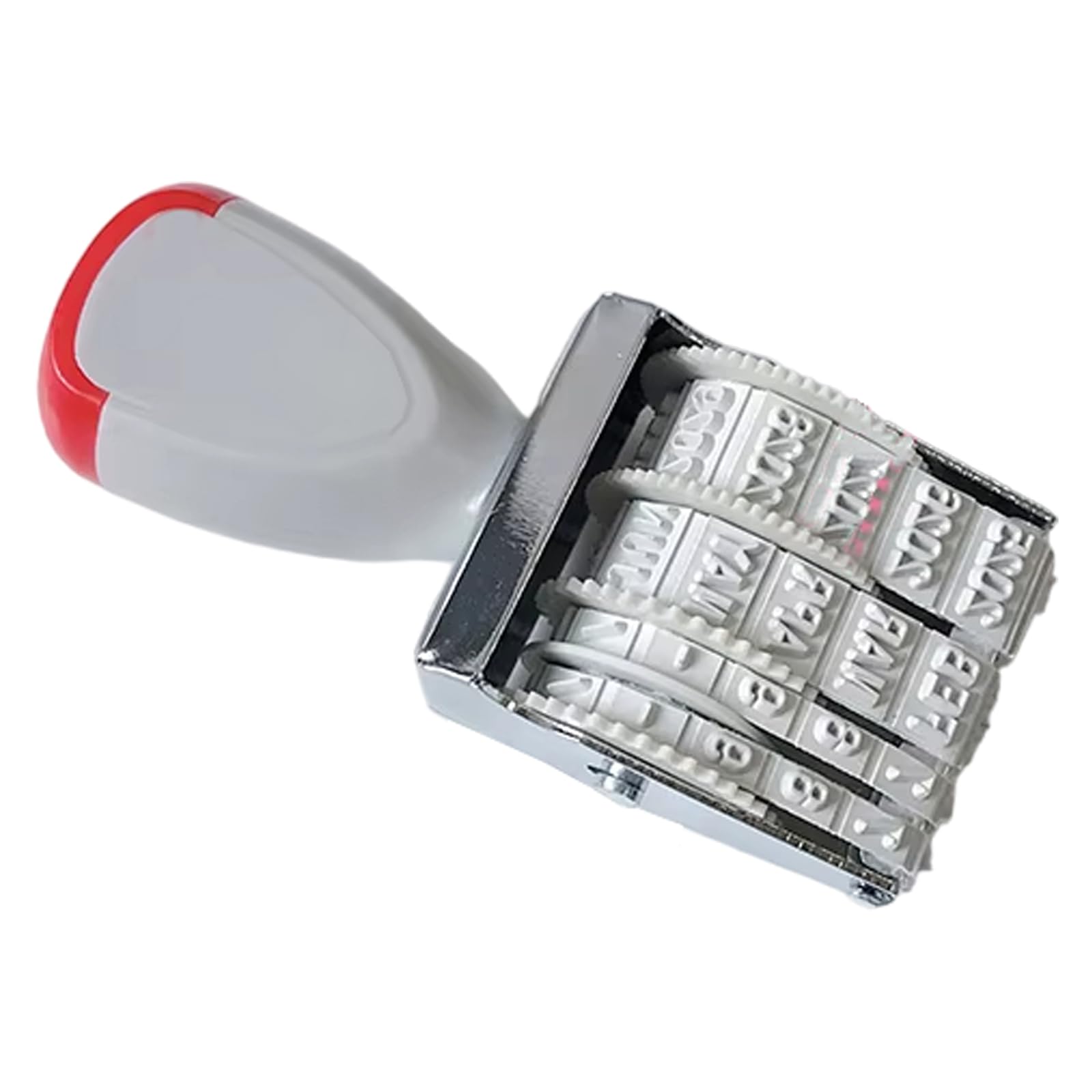 Rubber Stamp Line Dater English Date Rotating Rubber for Scrapbooking