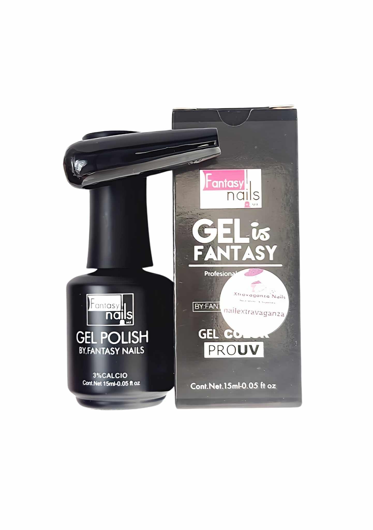 Fantasy Nails Gel Negro Black 15ml