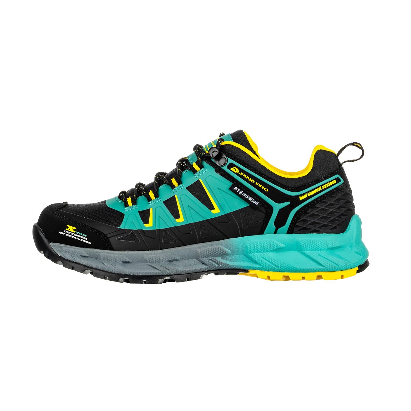 Alpine PRO KERINCE Chaussures De Randonnée Homme Imperméables - Chaussures Trekking, Sport Et Ville Avec Membrane PTX, Semelle EVA Et Antibactérien PEP