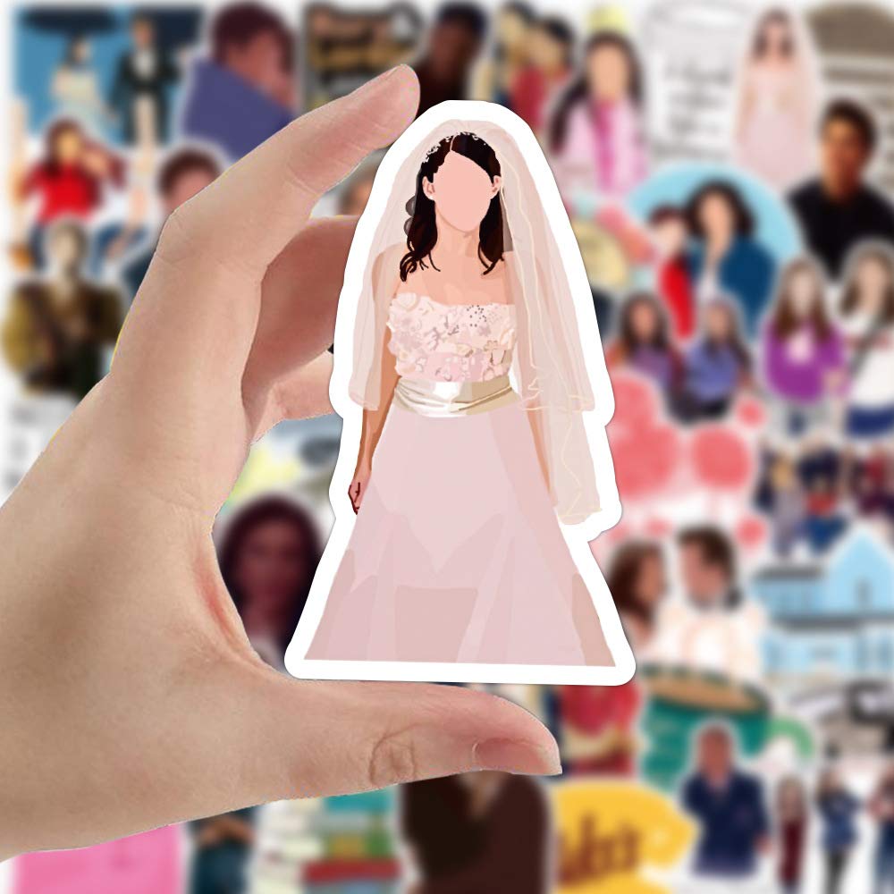 52 Stück Gilmore Girls Sticker Set - Wasserfeste Vinyl Aufkleber | Für Laptop, Auto & Skateboard