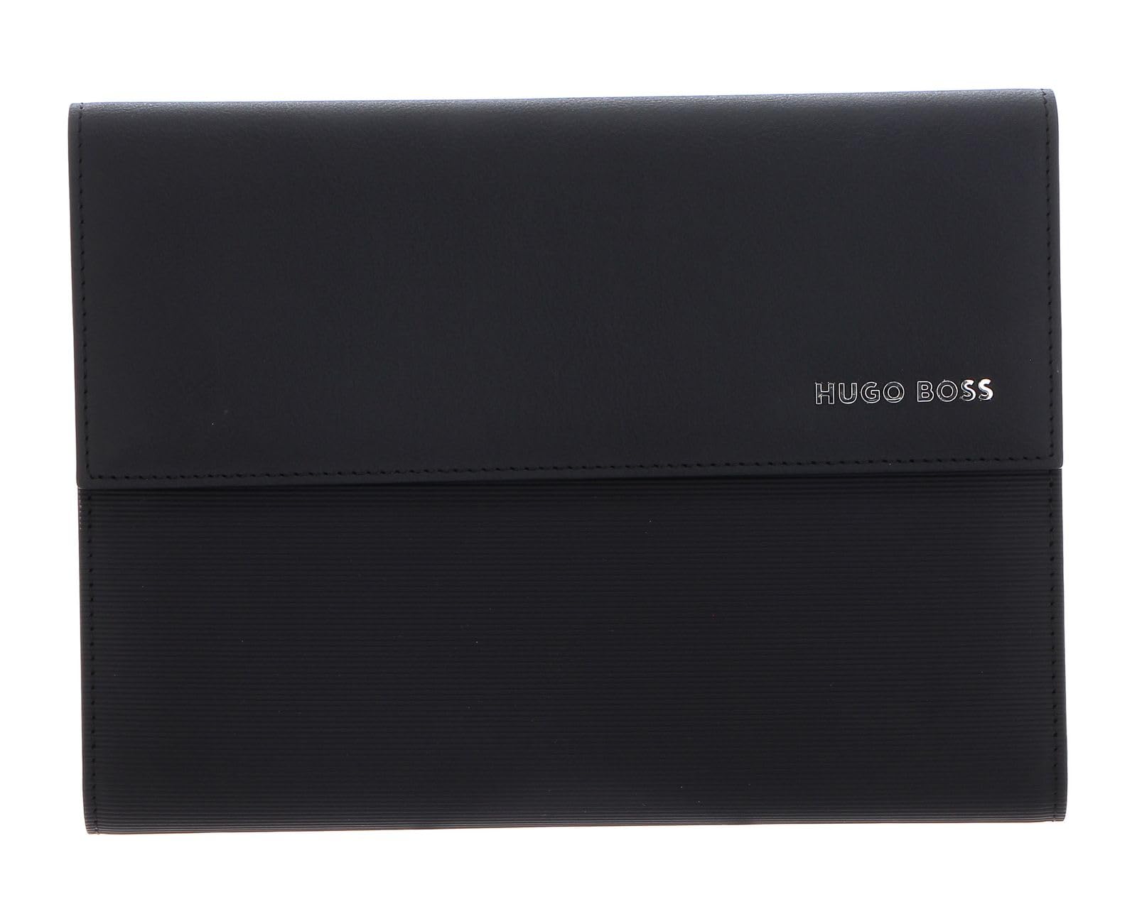 Hugo Boss Set Kugelschreiber & A5 Schreibmappe in der Farbe Schwarz, HPBM254A