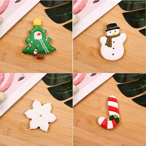 Christmas Cookie Cutter Set - 5 Piece Holiday Cookie Molds - 3.5"3"- Christmas Tree, Snowflake, Gingerbread Men, Snowman And Candy Cane Biscuit Cutters #TOP4