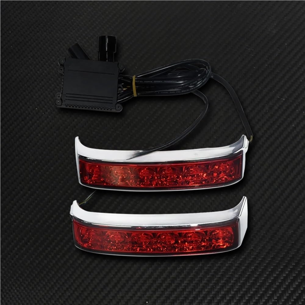 Frein Arrière Lampe Feu Arrière Avec Sacoches Latérales, Clignotants, Feux De Détresse Et Stop Pour Touring Pour Road King Pour Electra Glide