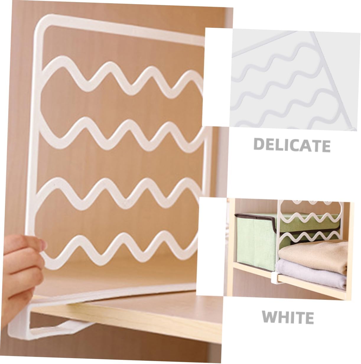 10pcs Adjustable Closet Shelf Dividers Material Closet Purse Dividers Easy Installation Shelf Separators