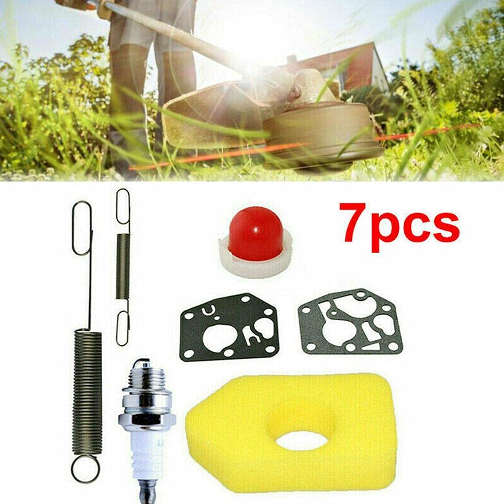 Kit D'entretien Tondeuse Briggs & Stratton - Filtre à Air, Joint, Ampoule & Ressort - Compatible Classic, Sprint, Quattro 300 à 550