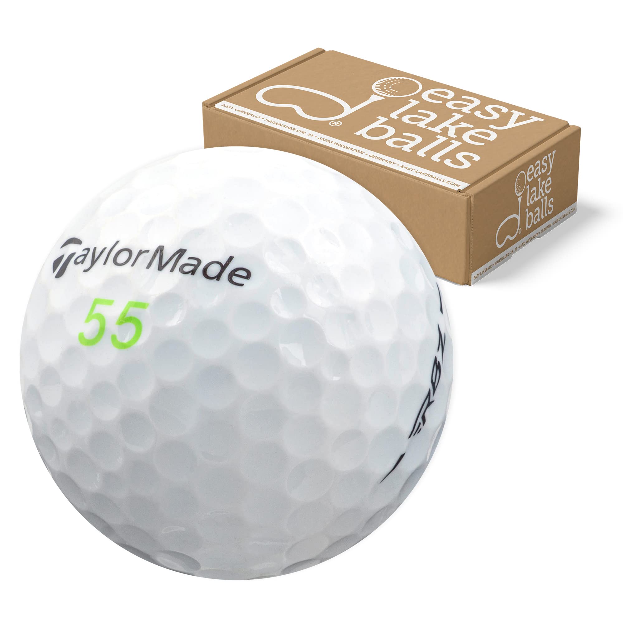 Easy Lakeballs 50 Taylor Made ROCKETBALLZ Pelotas DE Golf RECUPERADAS/Lake Balls - Calidad AAAA/AAA (Pearl/A Grade) - EN Bolsa DE Red
