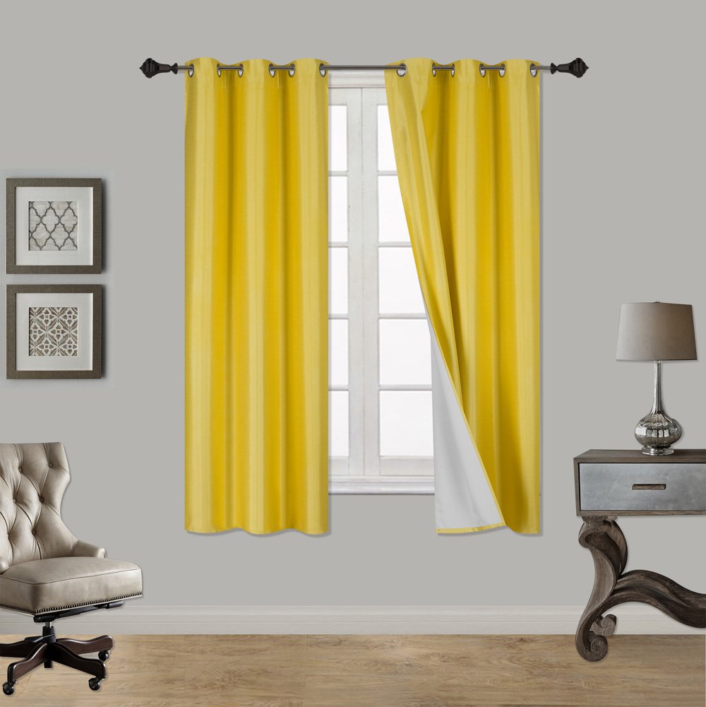 Bright Yellow Bedroom Curtains Curtains & Drapes 2023