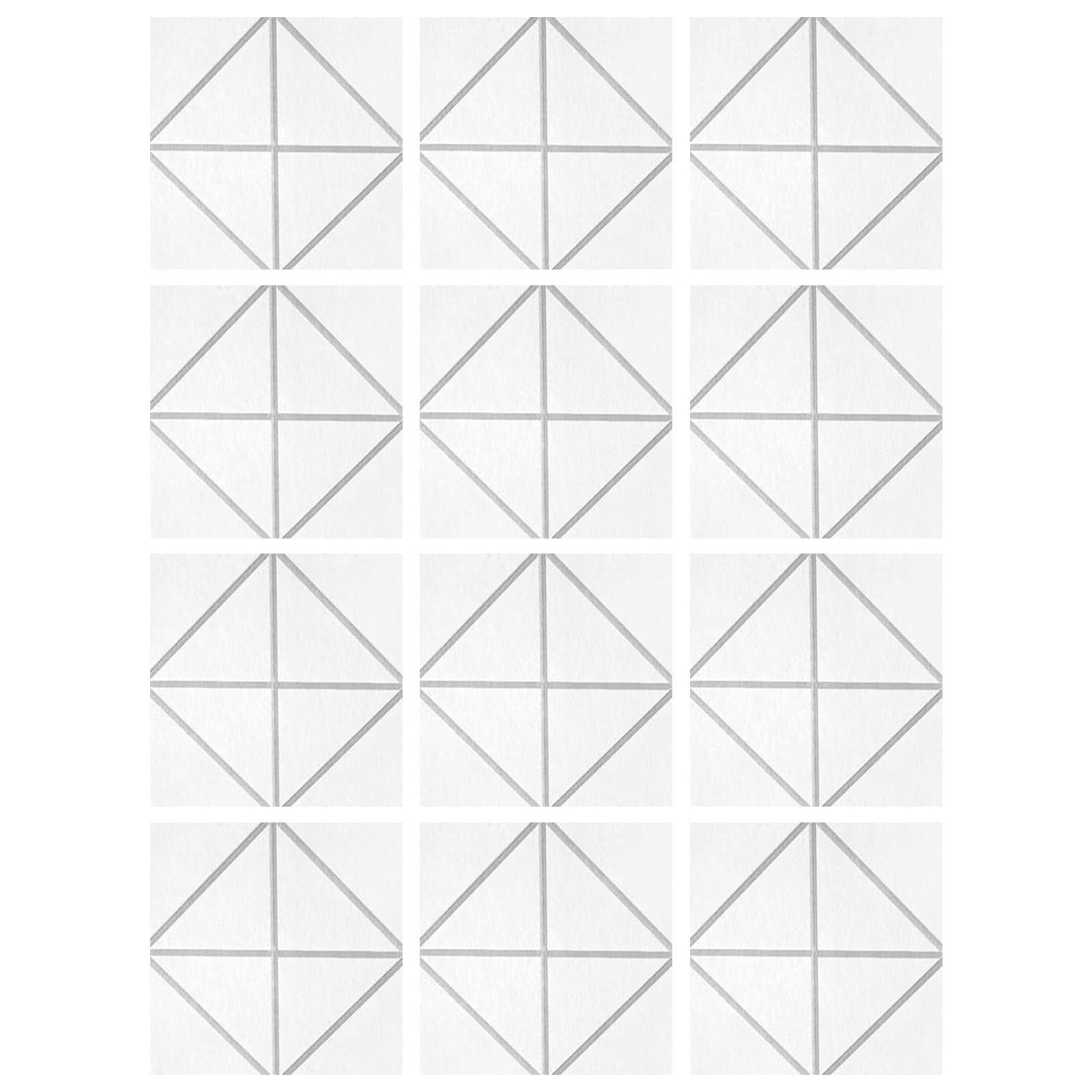 Jazuaiao 12PCS Acoustics Foam Wall Panels Soundproof Wall Panels Sound Absorption Tiles Polyester Texture Suitable for Nurseries Adhesive Acoustics Foam