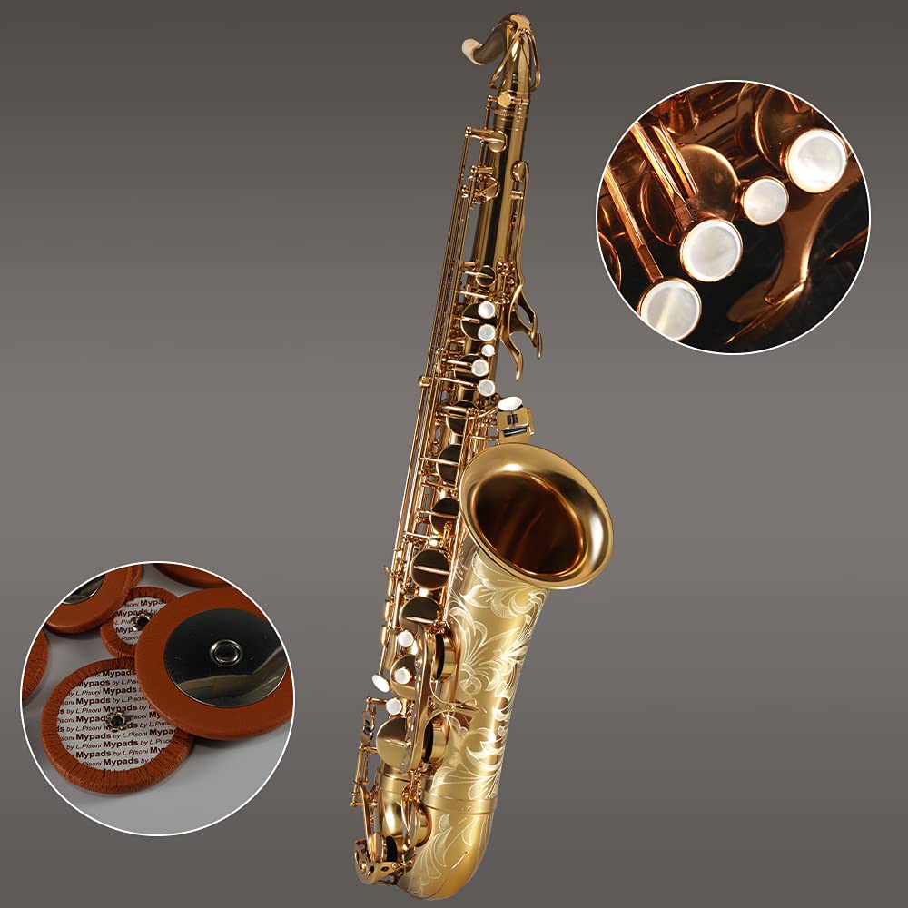Rollins Sassofono tenor RST-X3,B flat Selmer 54-Key,Materiale rame rosso + ottone, oro