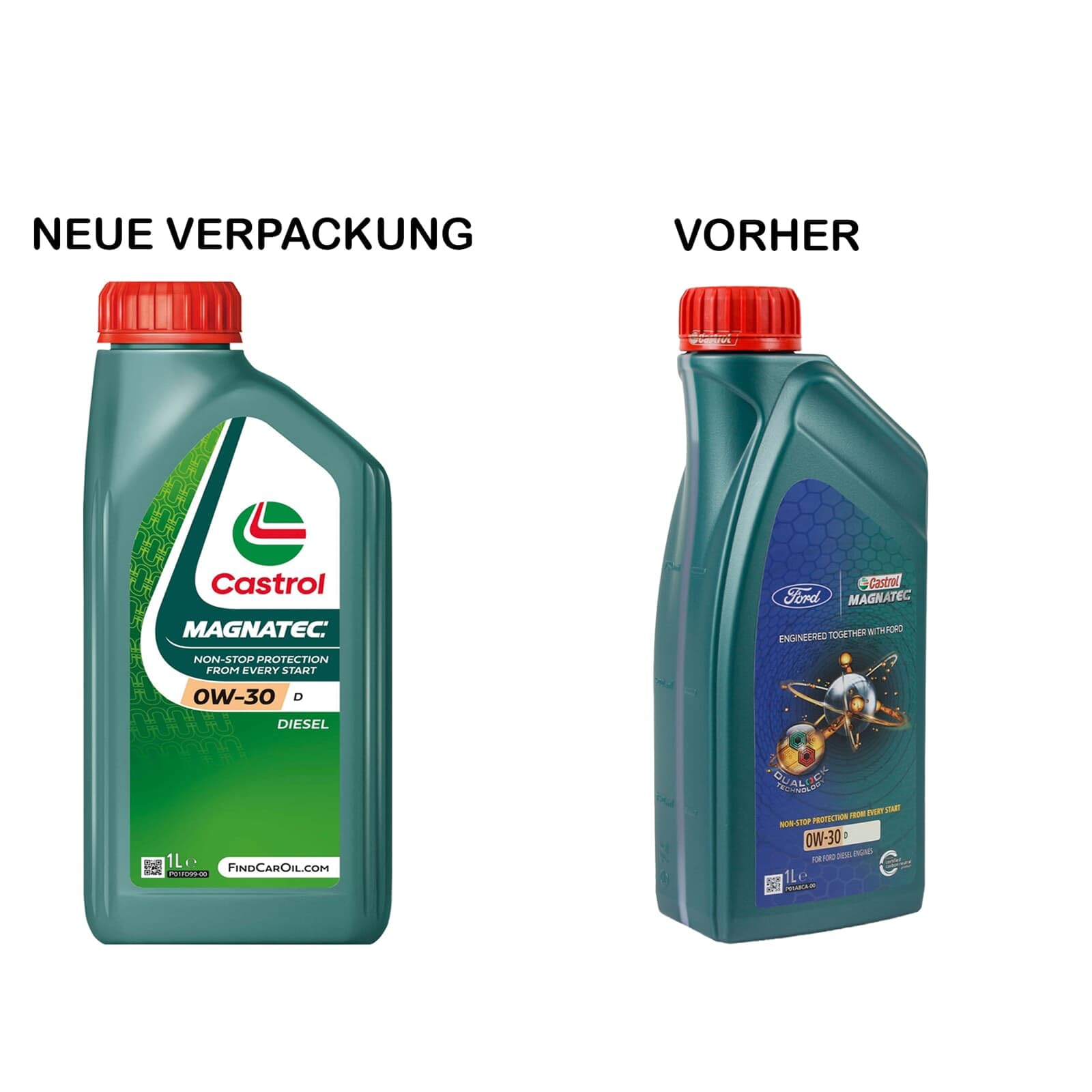 5x 15F67C Motoröl (1 L) | 15F67C / 157C36, Magnatec 0W-30 D