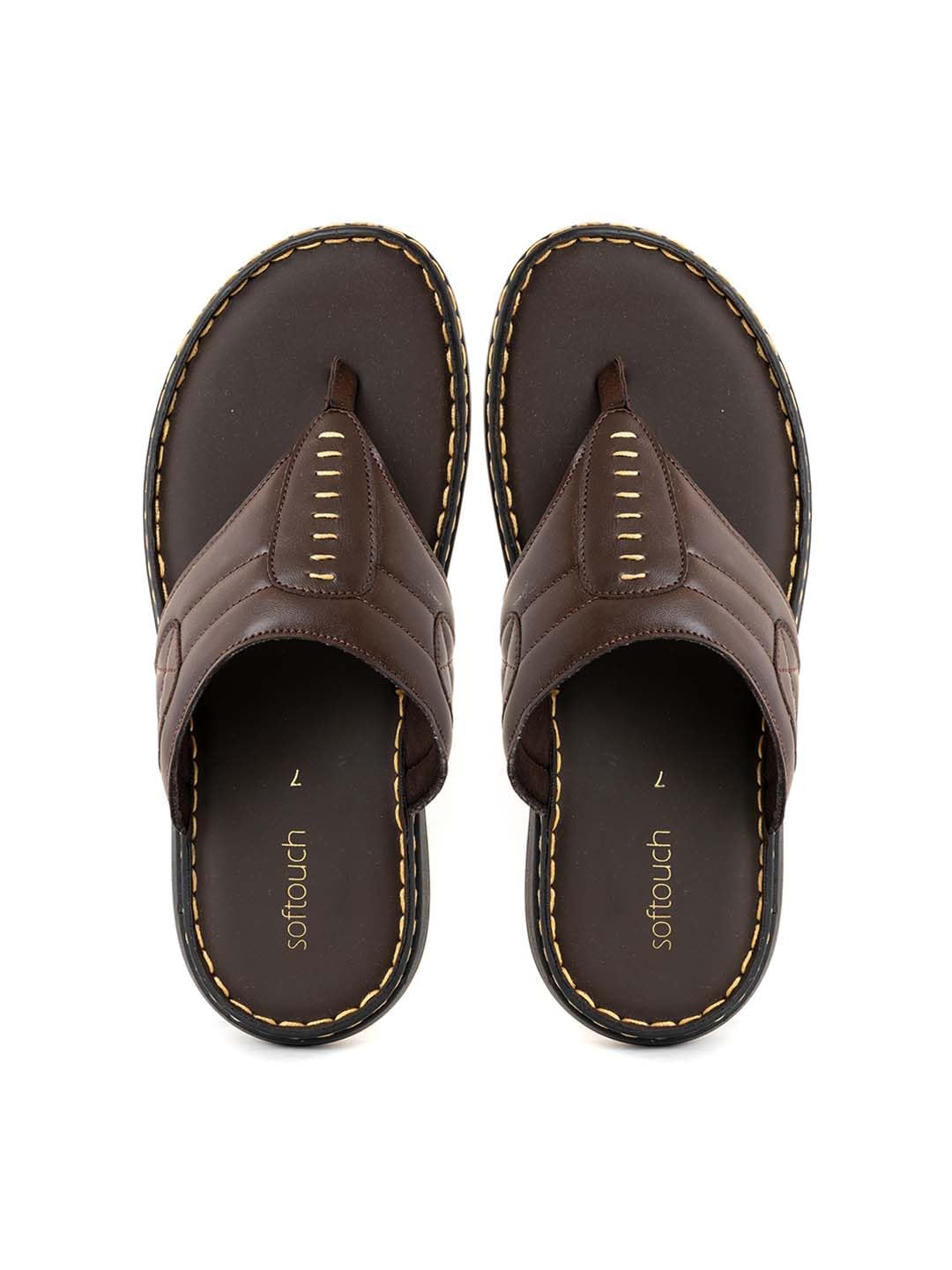 khadim's Softouch Casual Flip Flops for Men-picture-15