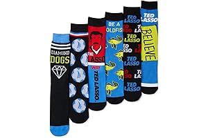 Ted Lasso Ted Lasso 6 Pack Crew Socks