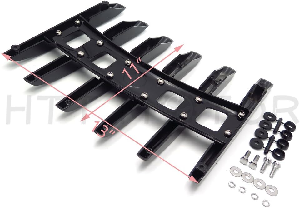 SMT-Stealth Top Luggage Rail Rack Compatible With Harley Touring Tour Paks Tour Packs Black Skull [B07FNDRLSS]