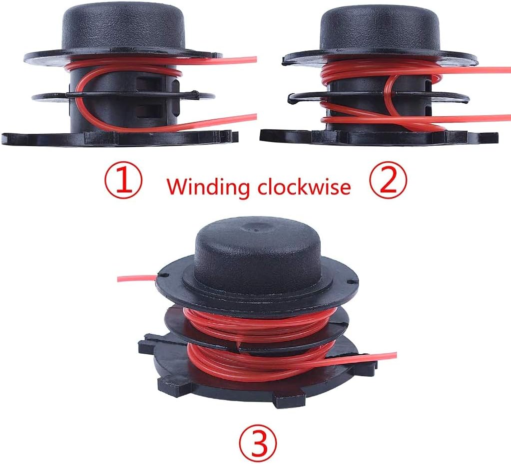 String Trimmer Replacement Parts For Head Spool And Cover Cap 6pcs Kit For FS44 FS80 FS83 FS85 FS100 FS110 FS120 FS130 FS200 With Spring Line Feed Eyelet Accessories Brush And Trimmer