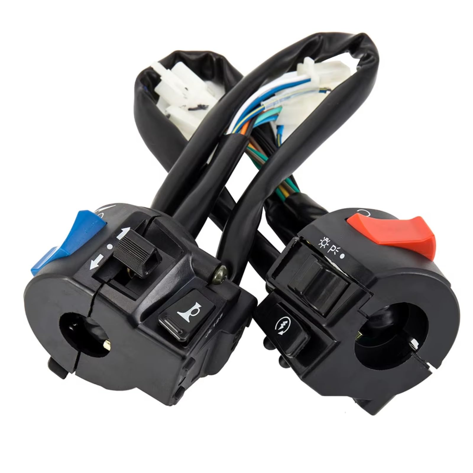 Interruttore Manubrio Da Moto Da 7/8" 22mm Universale Lato Sinistro/destro Clacson Indicatori Di Direzione Fari,avviamento Elettrico Impermeabile