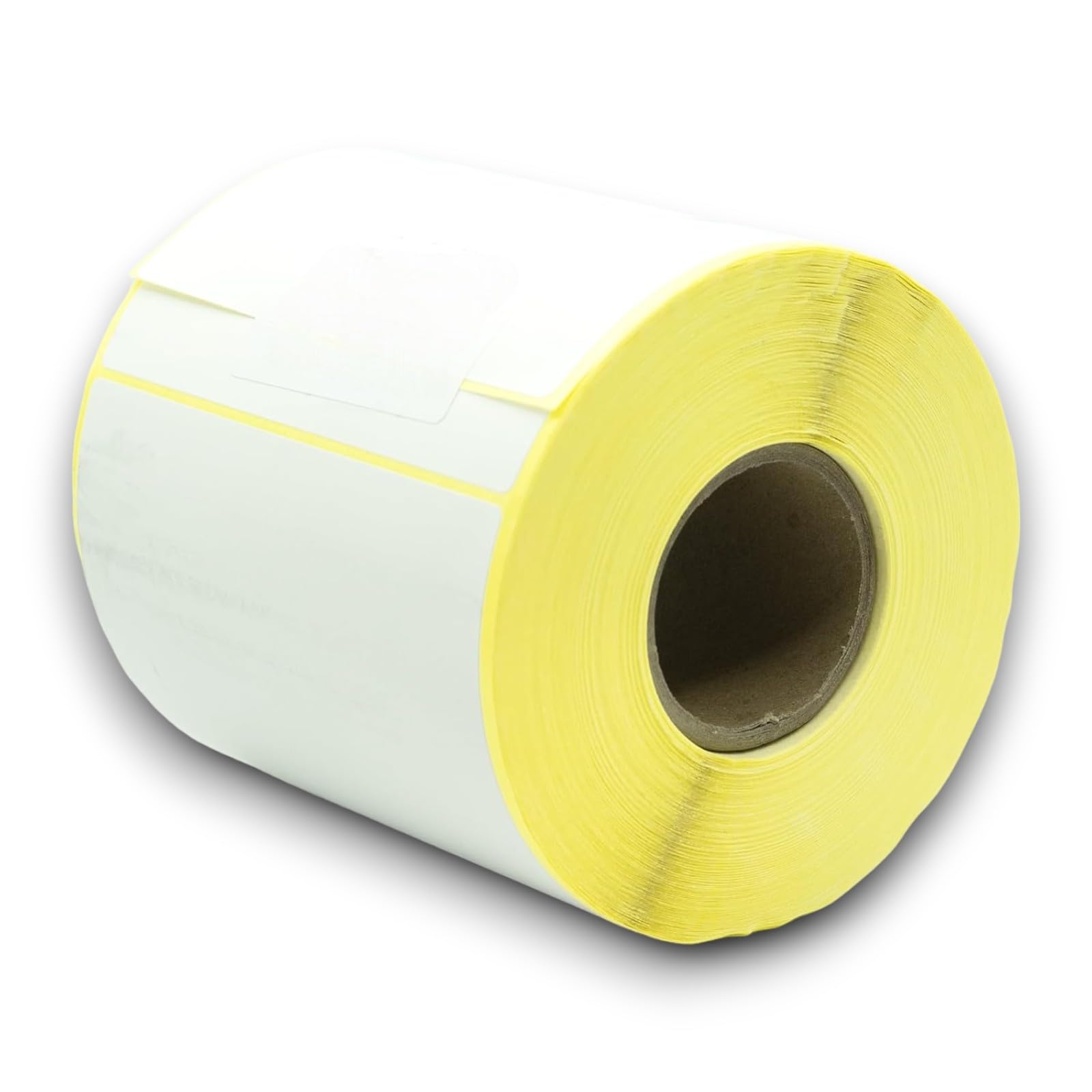 Etichette termiche bianche su rotolo 100 x 100 mm, 500 pezzi, autoadesive permanenti, per codici a barre, etichette adesive bianche per scrivere (8, 100x100 mm)