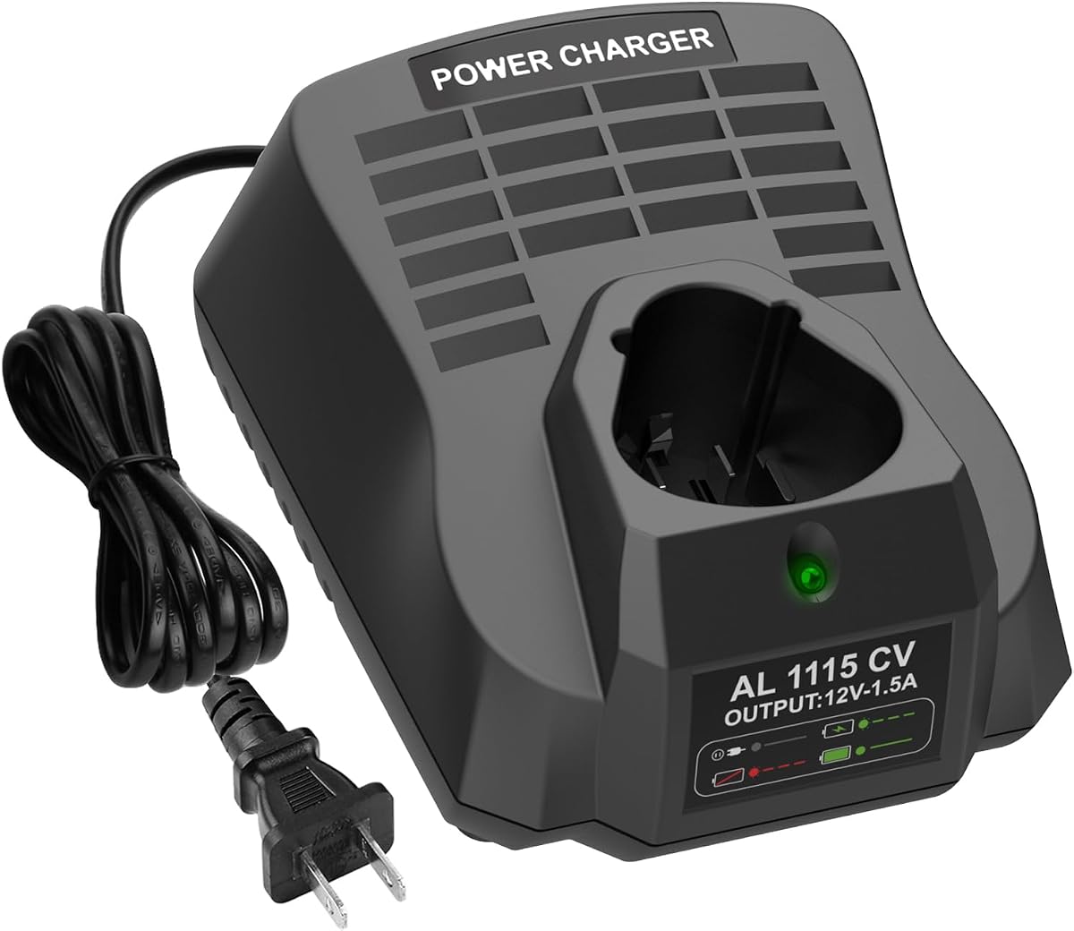 Energup AL1115CV Charger Replacement for Bosch Battery 12V, Compatible with Bo-SCH 12V BAT411, BAT412, BAT413, and BAT414, Charger Replace for Bosch 12 v BAT414 Battery