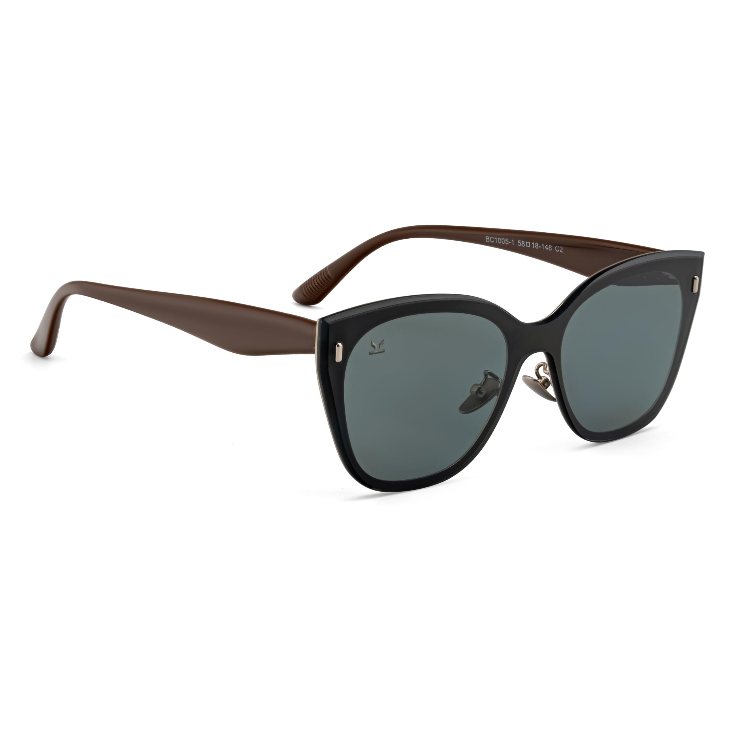 perkey Polarized Stylish Sunglasses | UV Protection | Branded Retro Square | Cat-Eye | Men & Women | Medium | PRKY0021-picture-29