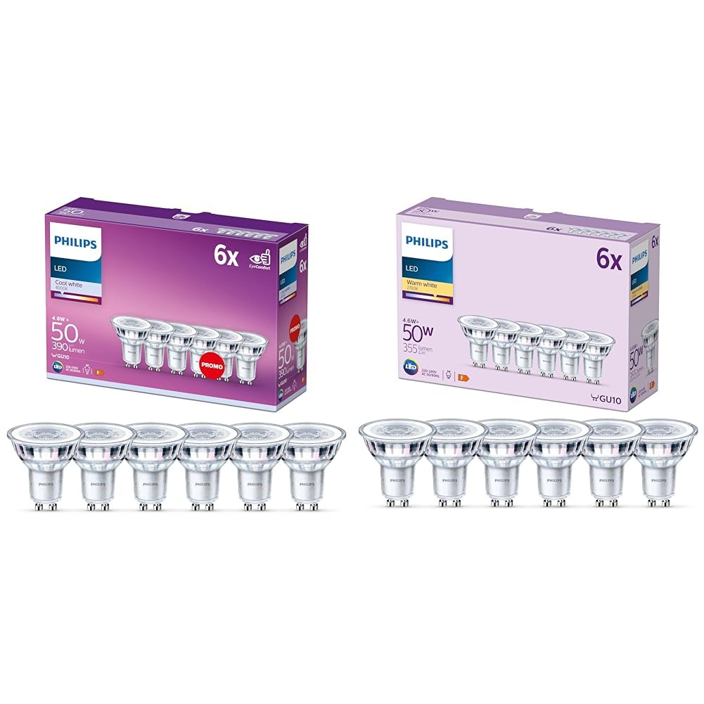 Ampoule LED GU10 Philips 50W pour illuminer cuisine et salon