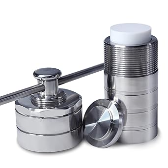 HNZXIB 200ml Autoclave Hydrothermal Synthesis Reactor Kettle PTFE Chamber