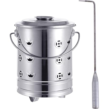 Yardwe 304 Stainless Steel Incinerator Can Burn Barrel Cage Barrel Fire Pit...