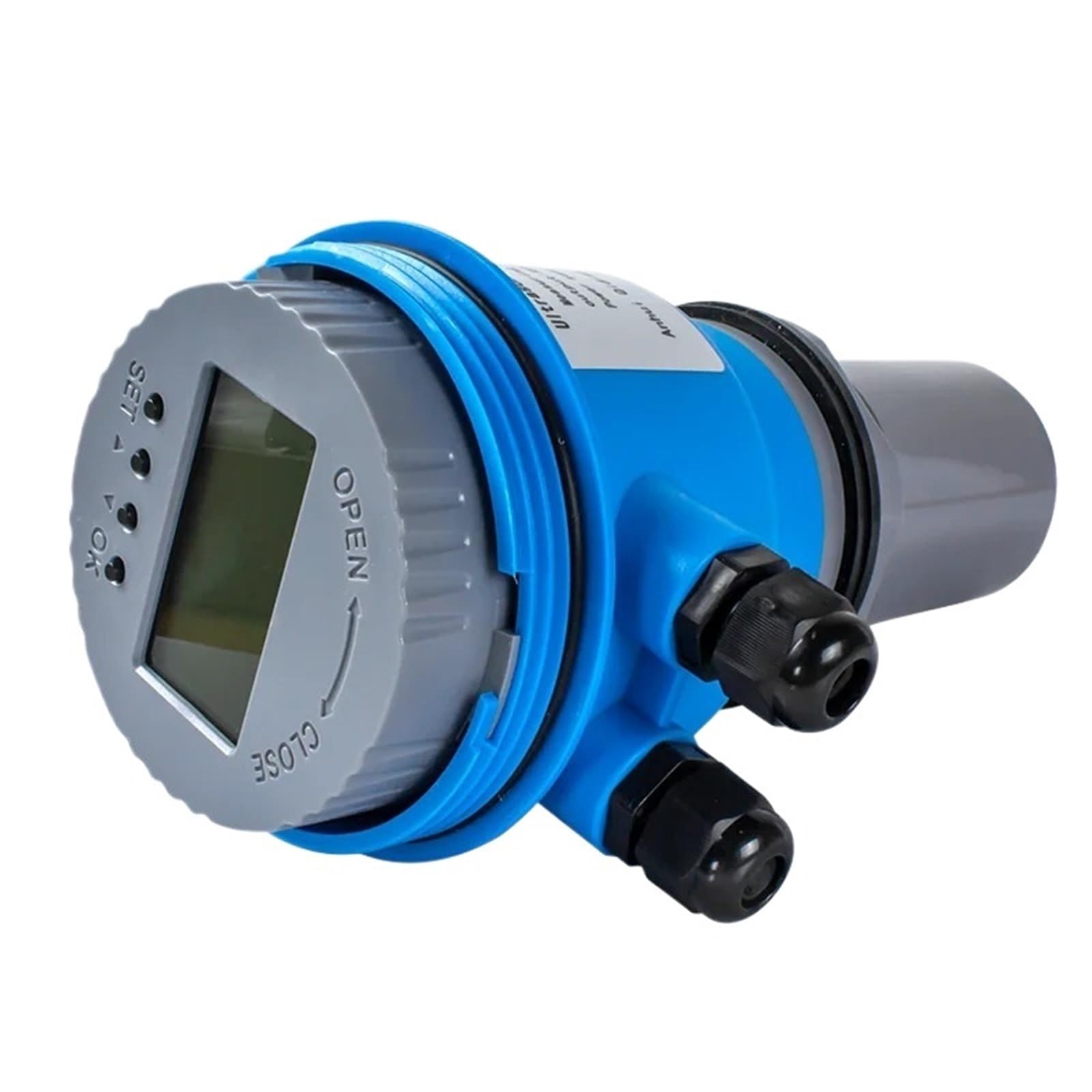 QfUxYYSLD Ultrasonic Level Sensor Transmitter 4-20mA RS485 Liquid and Water Fuel Tank Level Meter Ultrasonic Level Sensor(5M Range RS485)